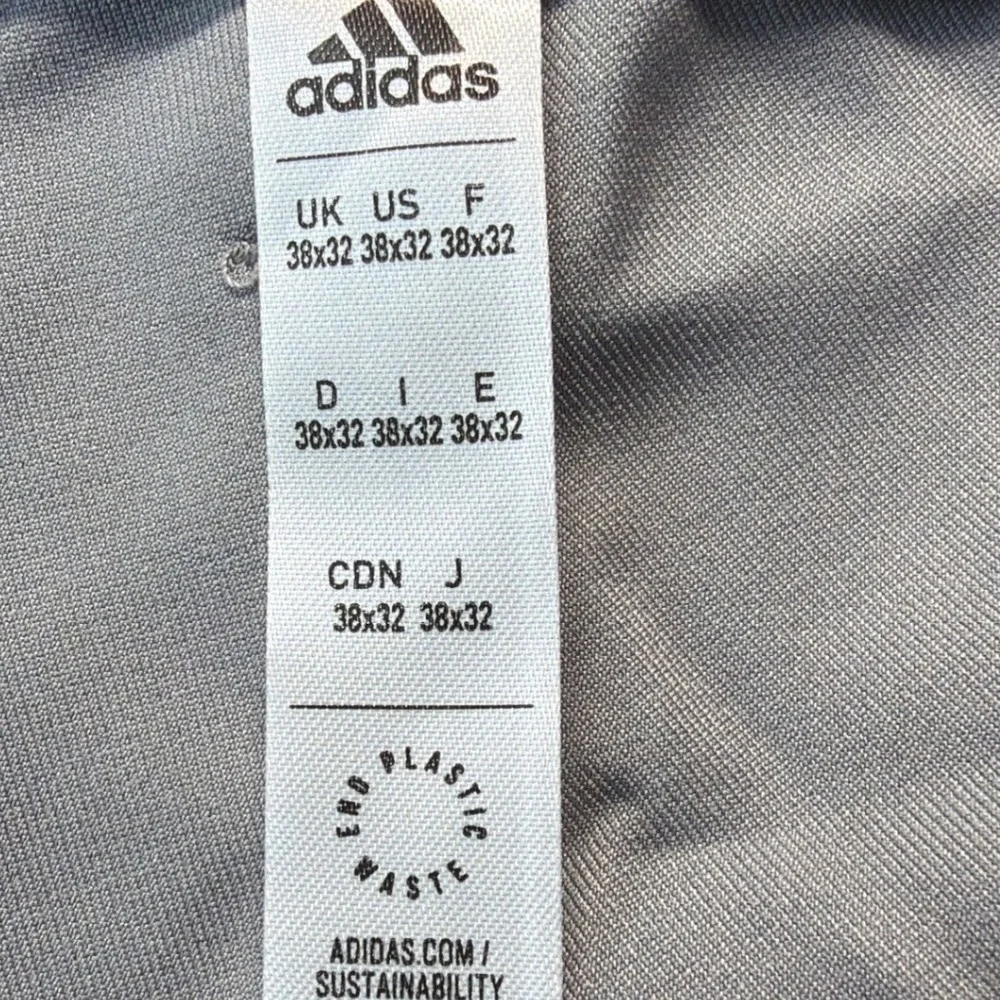 Adidas Ultimate360 Tapered Golf Pants Mens 38x32 Grey HA9134 New With Tags‎